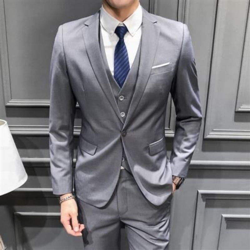 Men'S Grooming And Style - 남성 정장 3피스 세트 슬림핏 한국