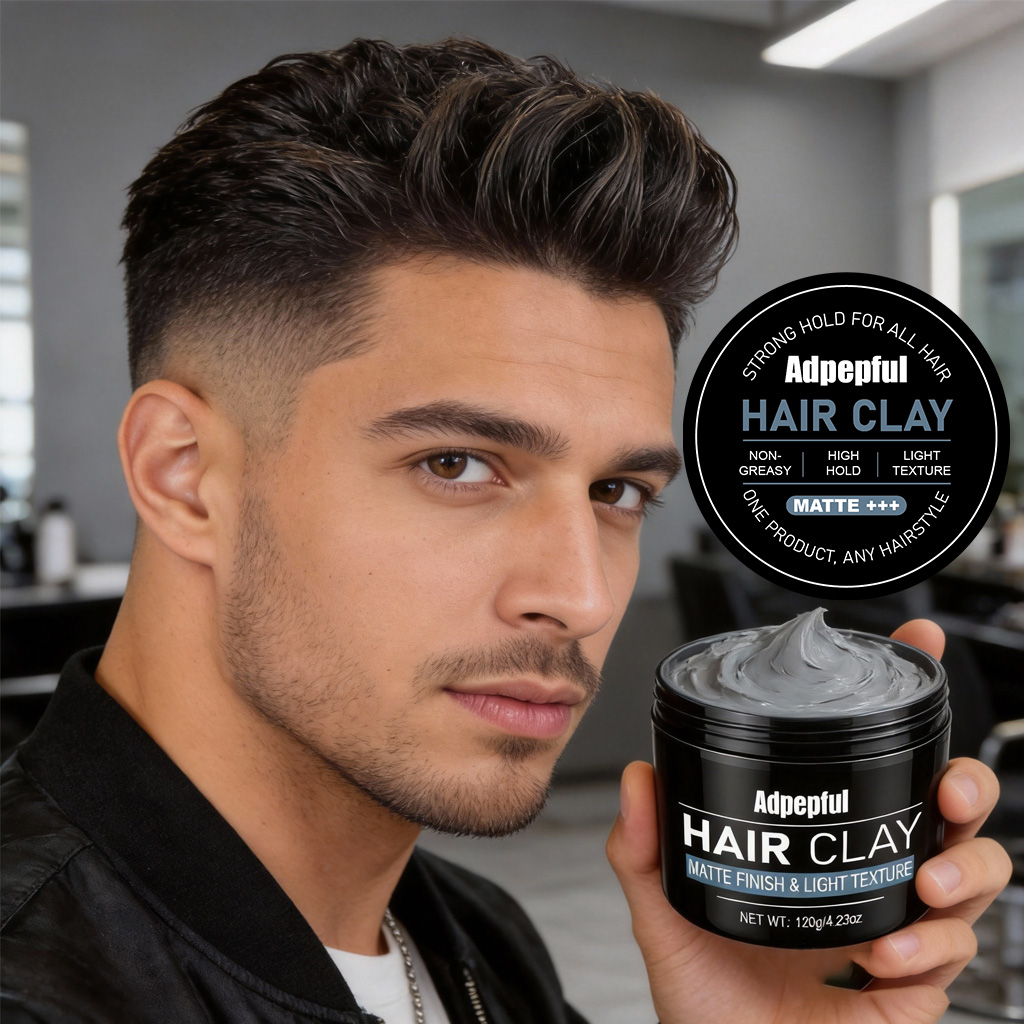 Pomade Hair Clay - 애드글램풀 매트 스타일링 클레이 120g 강력한