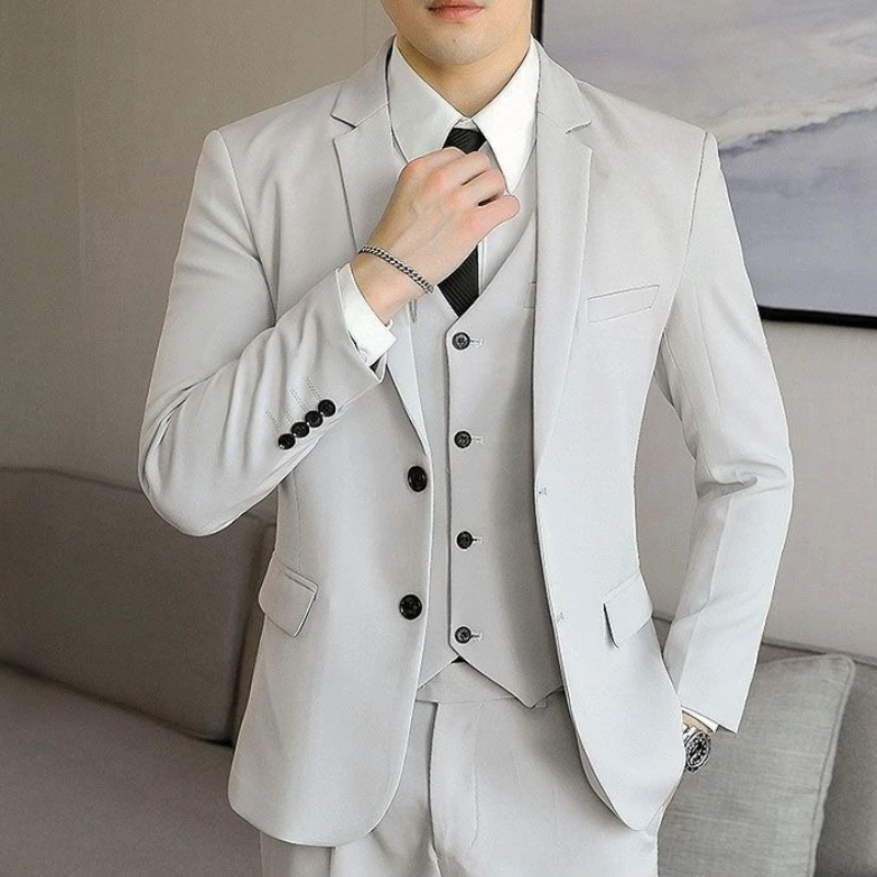 Men'S Grooming And Style - 슬림핏 한국 스타일 남성 블레이저 재킷