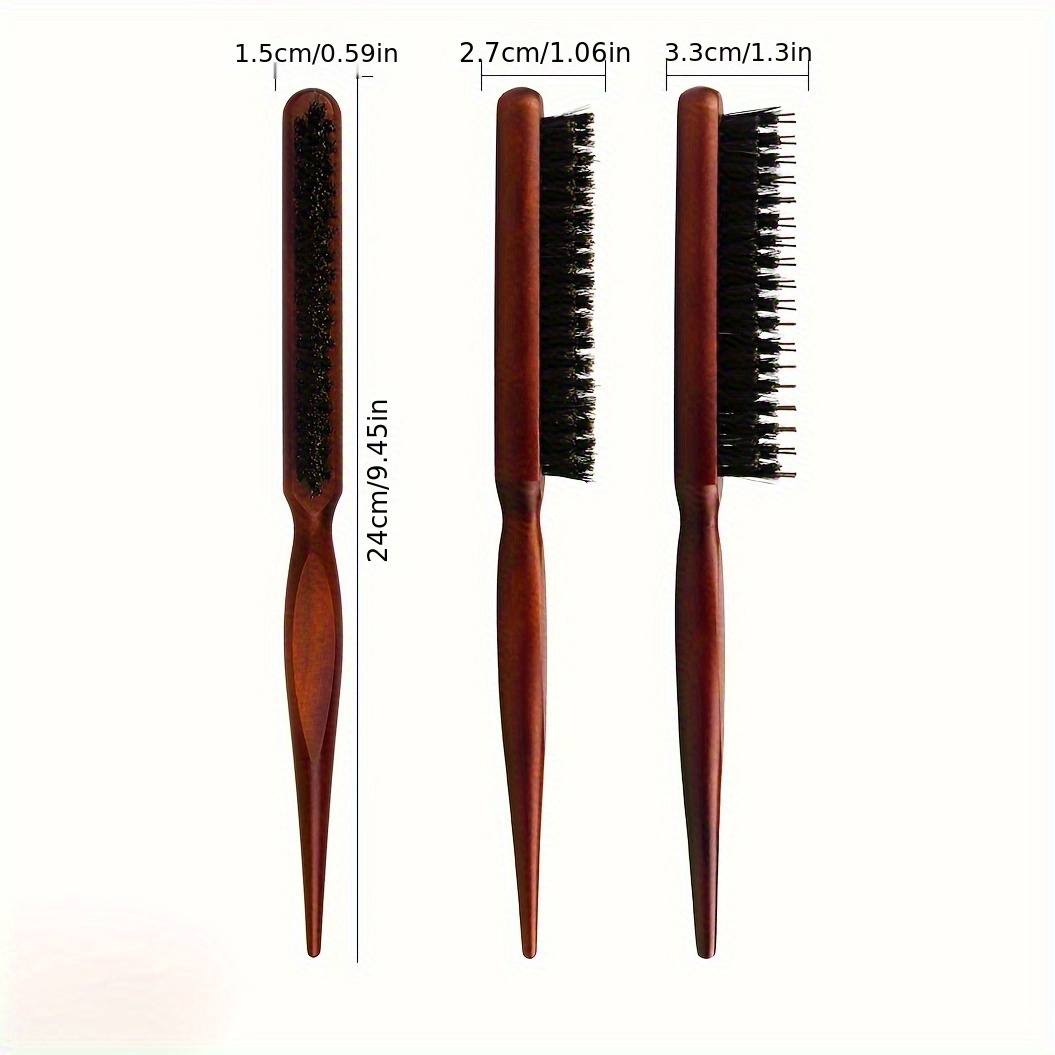 나무 손잡이가 있는 1Pc 정전기 방지 헤어 빗, 남성 - Men'S Grooming And Style 리뷰 및 가격