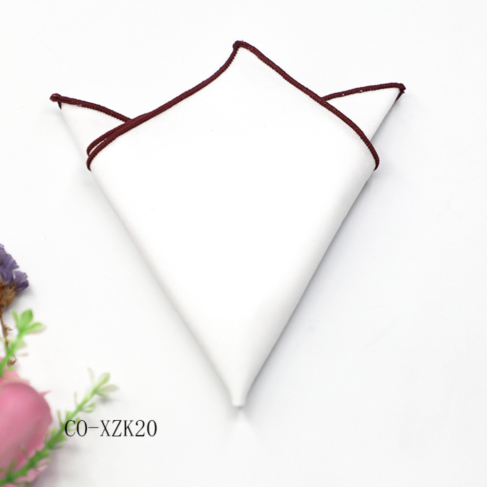 솔리드 스트라이프 브라운 포켓 스퀘어 23CM 코튼 남 - Men'S Grooming For Wedding 리뷰 및 가격