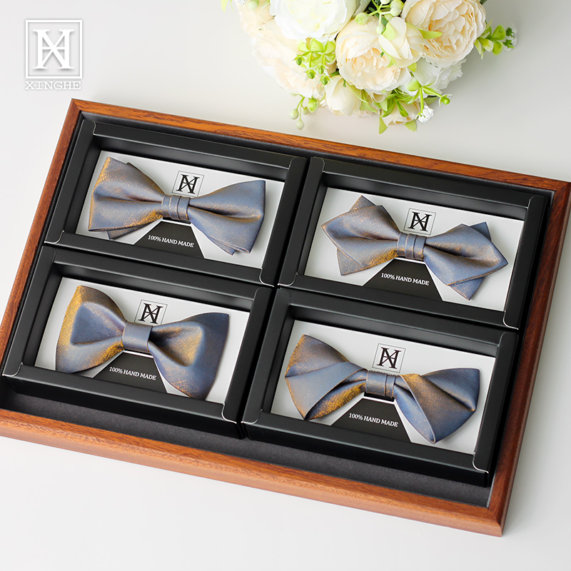 실크 나비 넥타이 결혼식 남성 신랑 최고의 남자 회색  - Men'S Grooming For Wedding 리뷰 및 가격