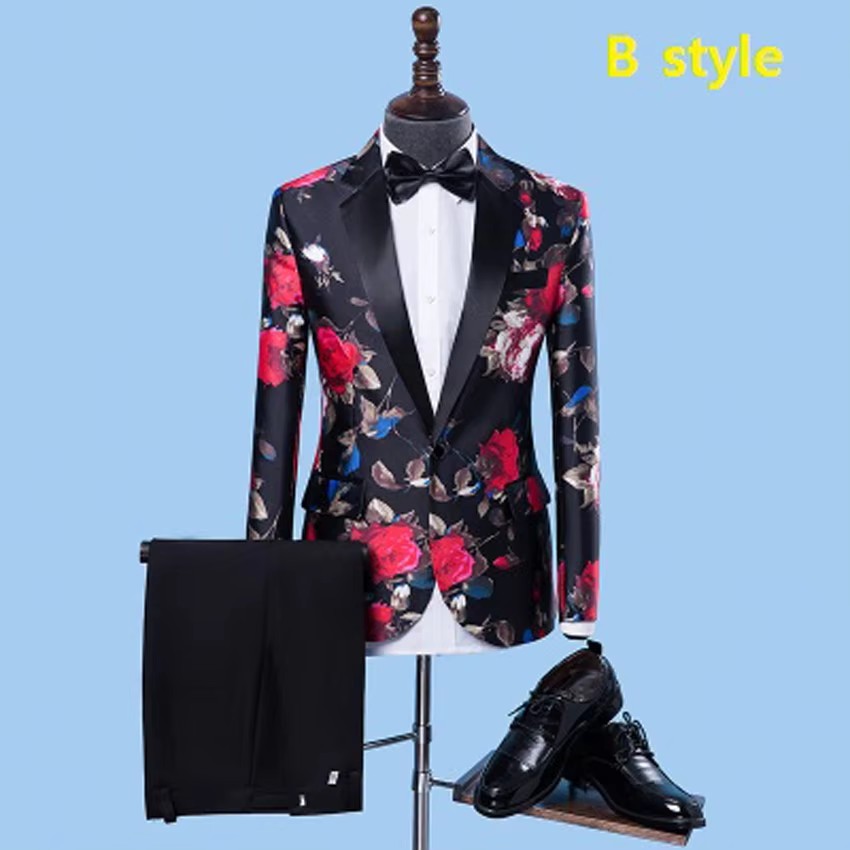 Auriparus flaviceps 플로럴 그룸 턱시도 - Men'S Grooming Jacket 리뷰 및 가격