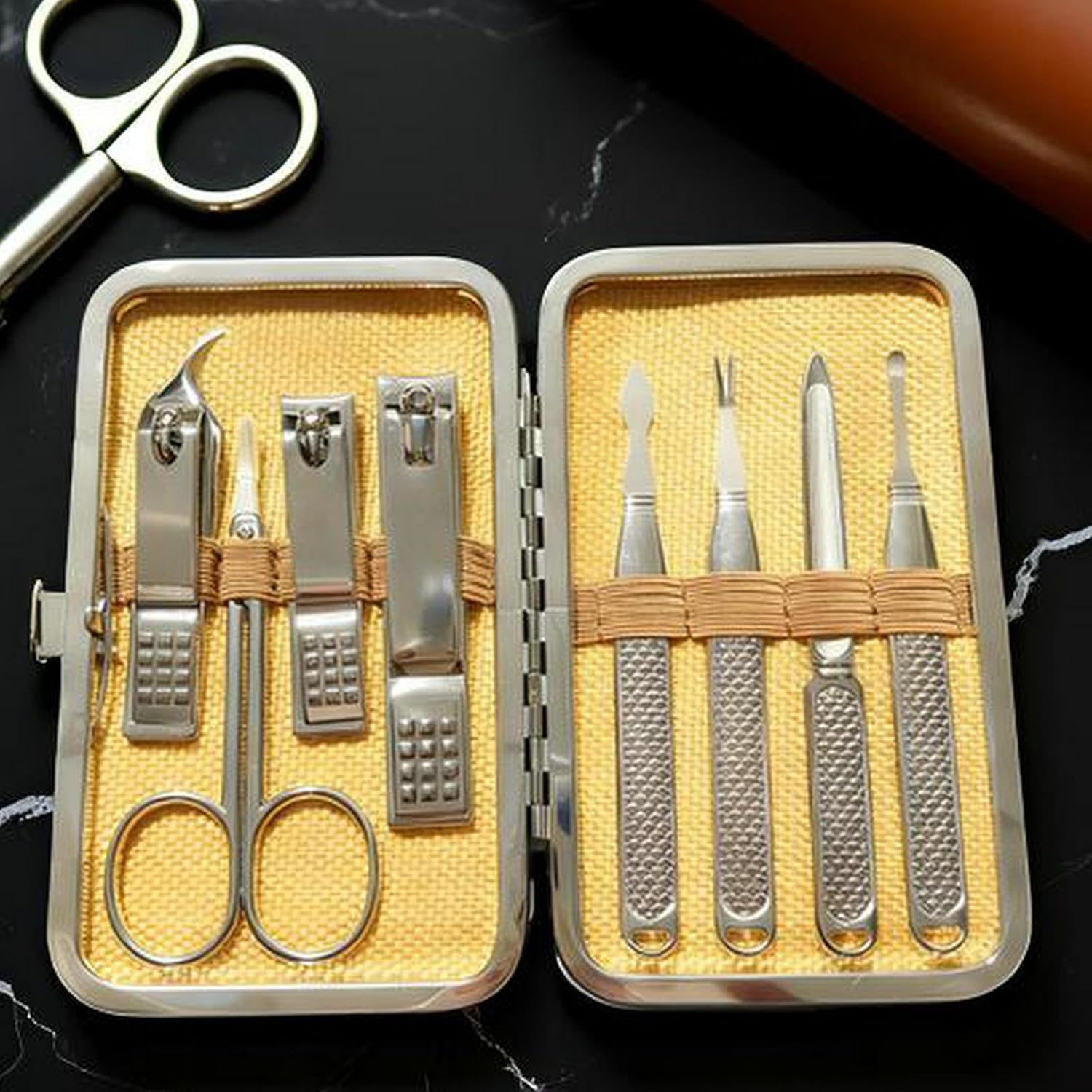 남녀공용 매니큐어 세트, 전문가용 손톱깎이 키트(여행용 - Mens Grooming Kit Bag 리뷰 및 가격