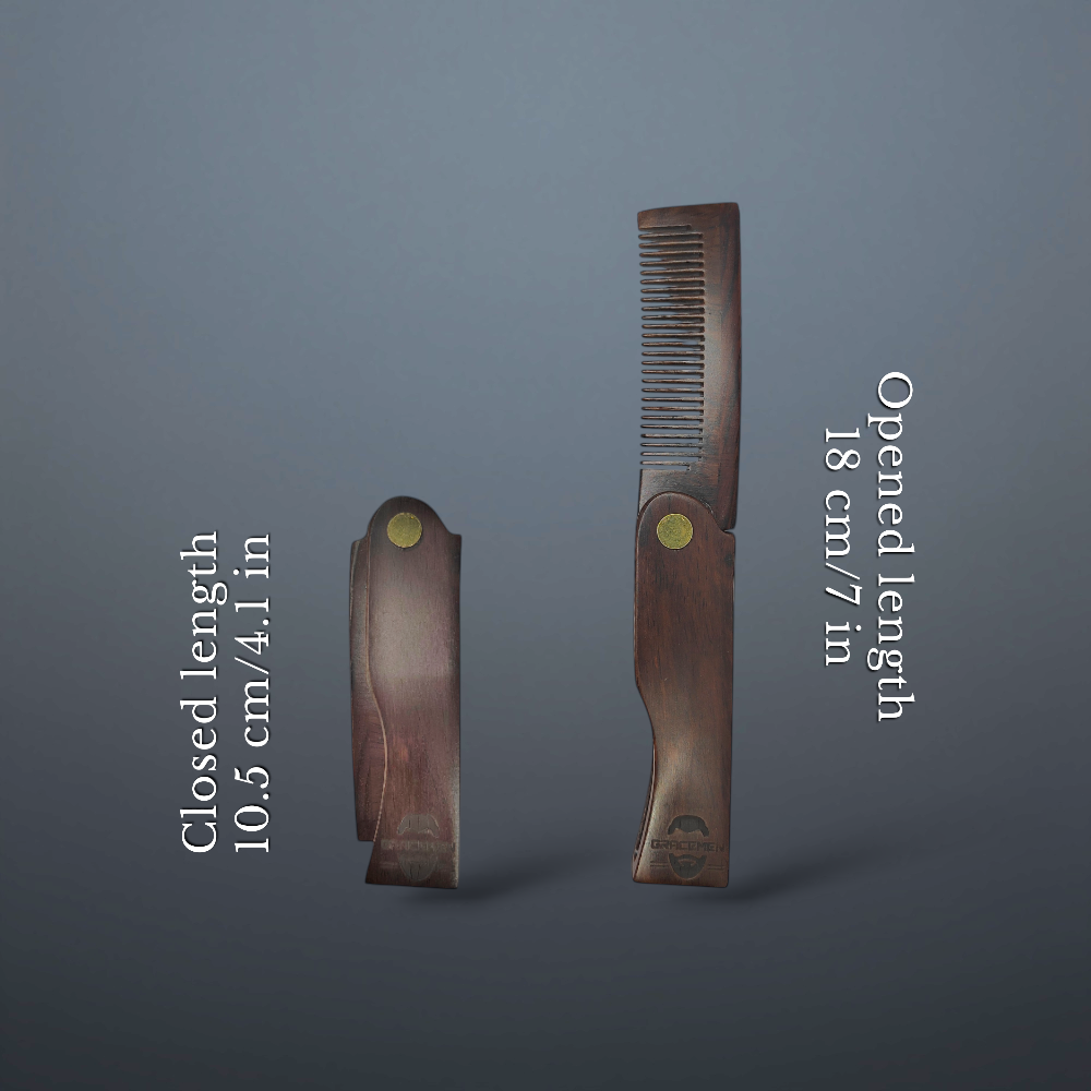 Gracemen 수염 키트-레트로 수염 브러시 및 프리 - Mens Grooming Kit Bag 리뷰 및 가격