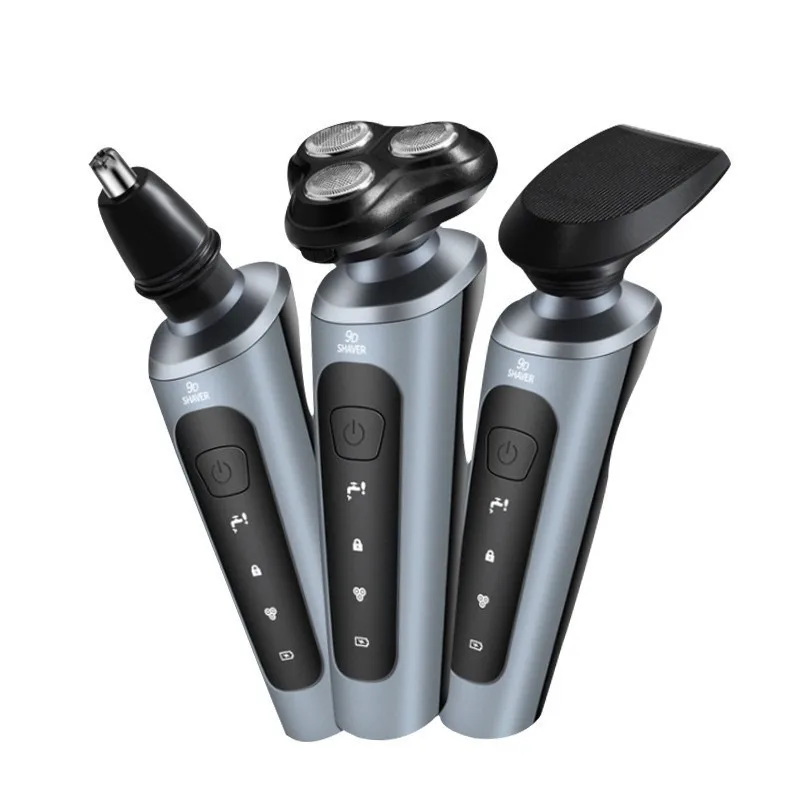 뉴맨 전기 면도기 USB 충전식 3-in-1 얼굴 면도 - Mens Grooming Kit Bag 리뷰 및 가격