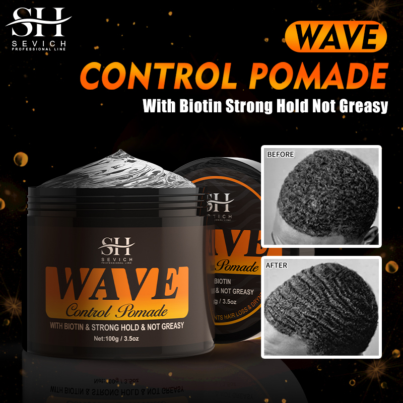 360 물결 모양의 곱슬 머리 컨트롤 젤 강력한 홀드  - Pomade Hair Clay 리뷰 및 가격