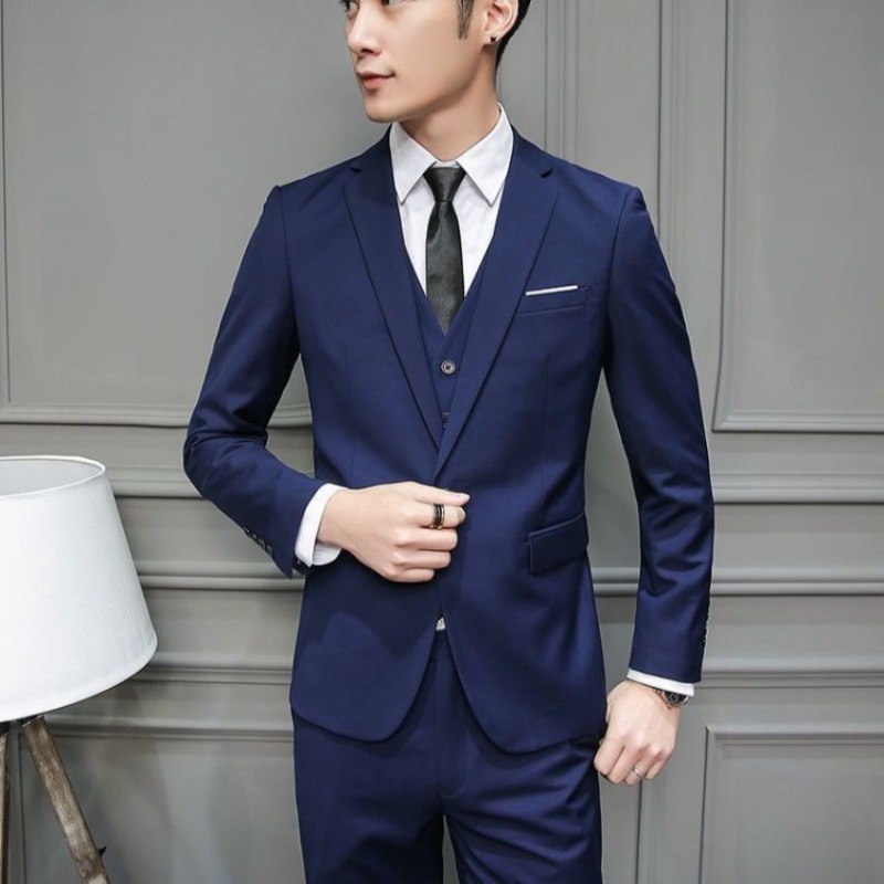남성 정장 3피스 세트 슬림핏 한국 스타일 베스트맨 신 - Men'S Grooming And Style 리뷰 및 가격