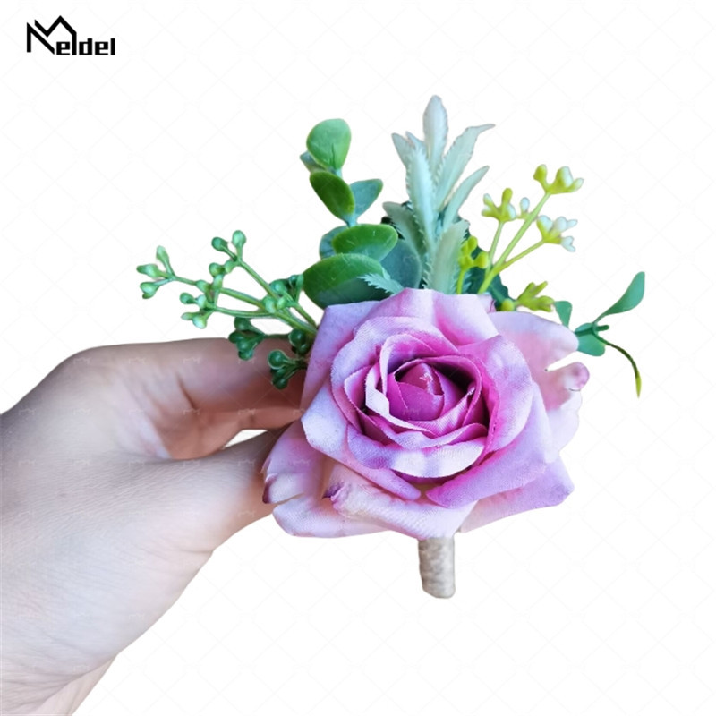 웨딩 코사지 Boutonnieres 남성용 꽃 손님 결 - Men'S Grooming For Wedding 리뷰 및 가격