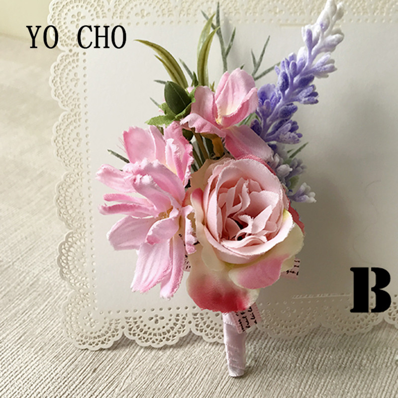 YO CHO 웨딩 플라워 남성용 DIY 신랑 Buton - Men Grooming Home 리뷰 및 가격