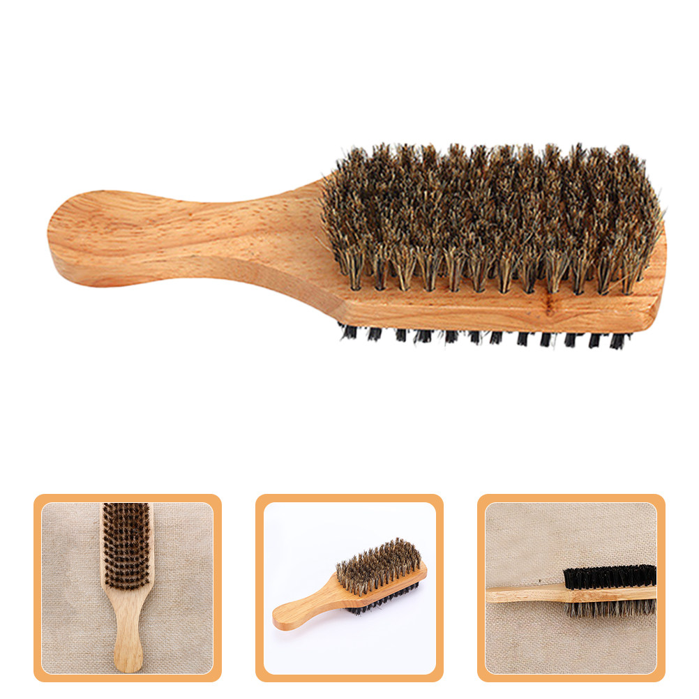 2Pcs 수염 스타일링 빗 양면 멧돼지 강모 브러시 인 - Men'S Grooming And Style 리뷰 및 가격