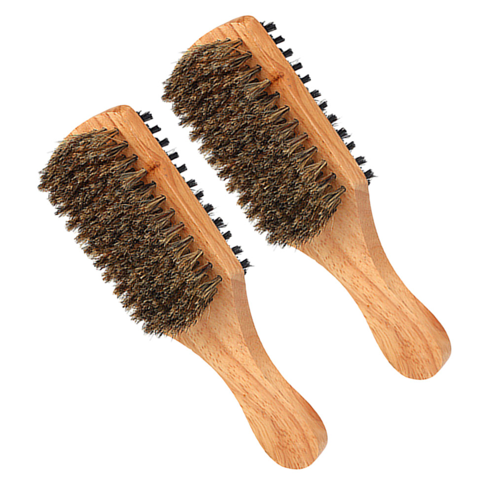 2Pcs 수염 스타일링 빗 양면 멧돼지 강모 브러시 인 - Men'S Grooming And Style 리뷰 및 가격