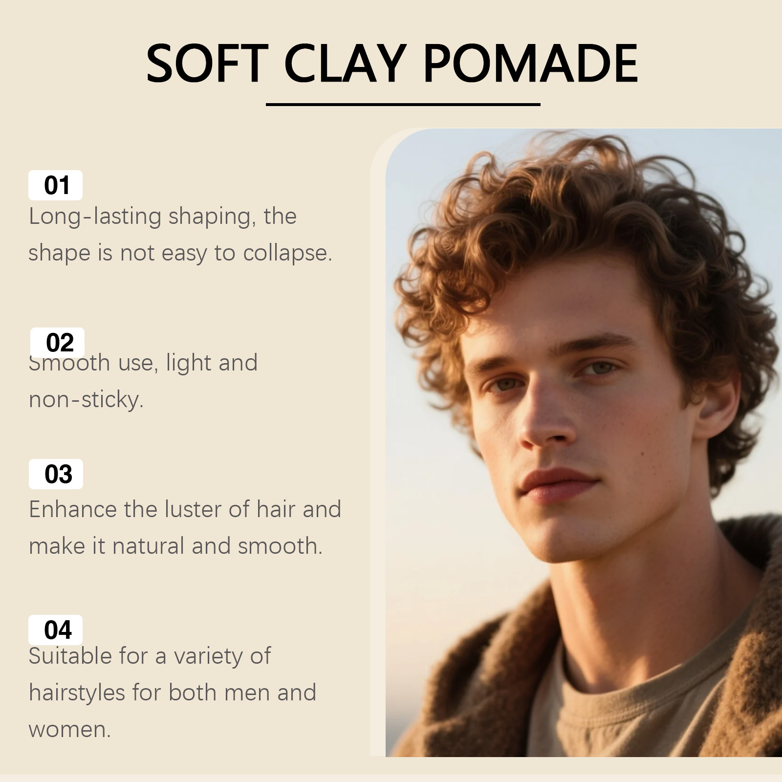 오리지널 헤어 왁스 오래 지속되는 헤어 젤 남성용 강력 - Pomade Hair Clay 리뷰 및 가격