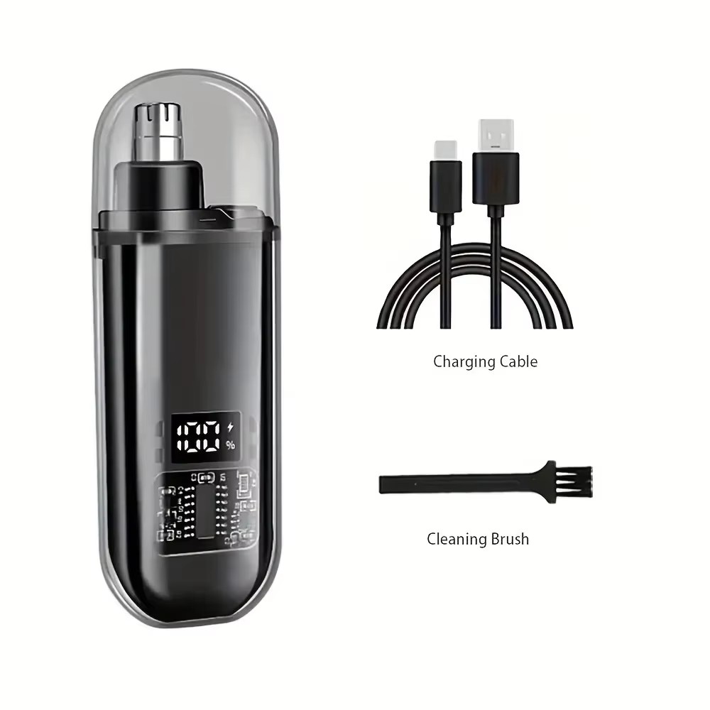 남성용 USB 충전식 코털&귀털 트리머, 휴대용 미니  - Mens Grooming Kit Bag 리뷰 및 가격