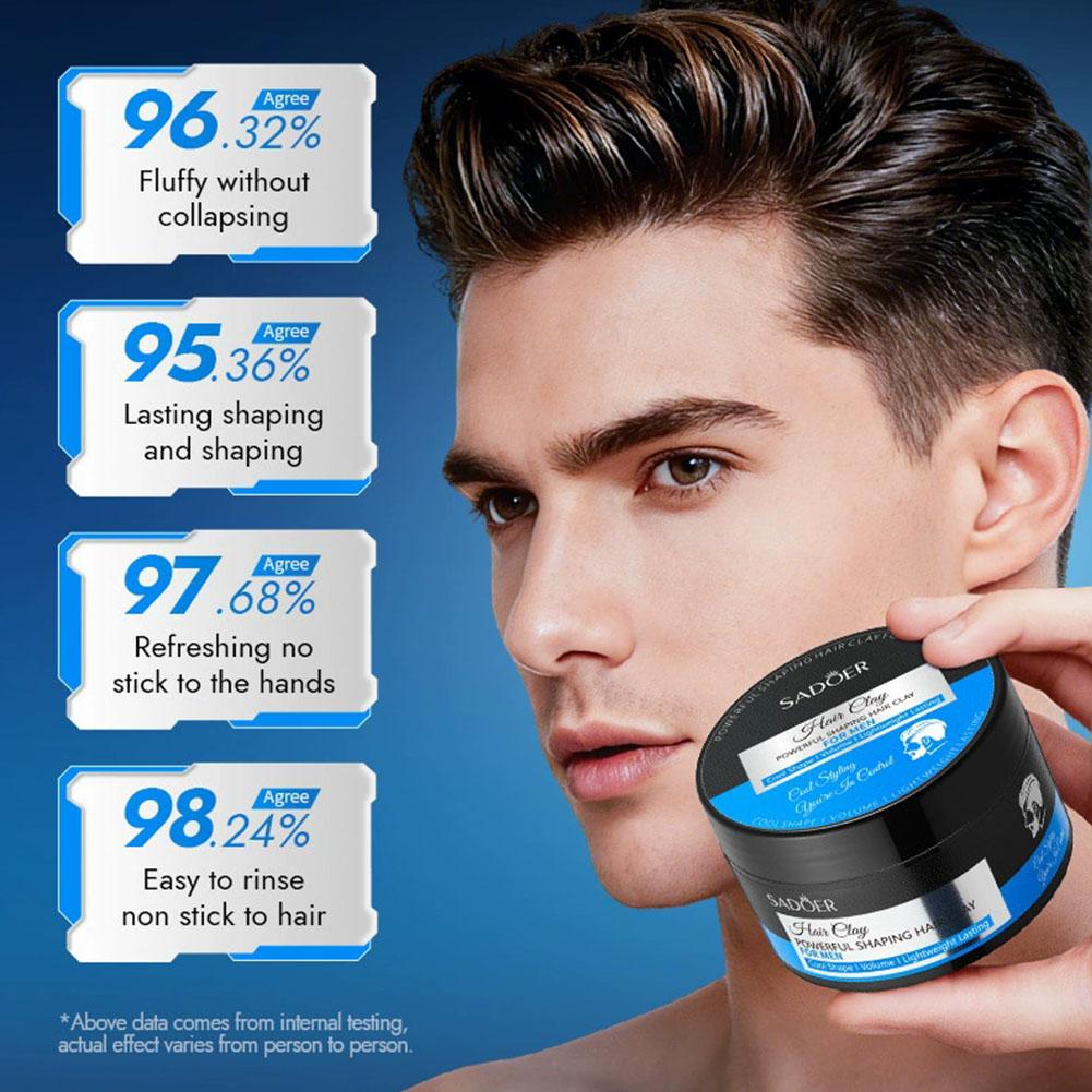 남성용 강력 스타일링 헤어 왁스, 오래 지속되는 풍성한 - Pomade Hair Clay 리뷰 및 가격